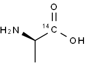 D-ALANINE, [1-14C] Struktur