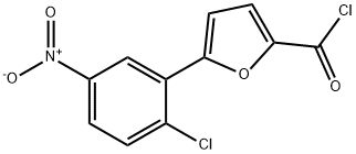 5-(2-CHLORO-5-NITROPHENYL)FURAN-2-CARBONYL CHLORIDE Struktur