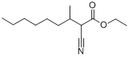 ethyl 2-cyano-3-methyl-nonanoate Struktur