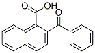 2-Benzoyl-1-naphthoic acid Struktur