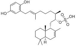 COSCINOSULFATE Struktur