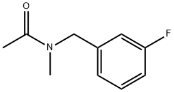 Acetamide,  N-[(3-fluorophenyl)methyl]-N-methyl- Struktur