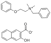 BEPHENIUM HYDROXYNAPHTHOATE Struktur