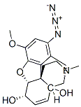 6β-Azido-7,8-didehydro-4,5α-epoxy-3-methoxy-17-methylmorphinan-14-ol Struktur