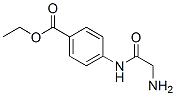 N-glycyl-4-aminobenzoic acid ethyl ester Struktur