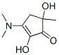 3-(Dimethylamino)-2,5-dihydroxy-5-methyl-2-cyclopenten-1-one Struktur