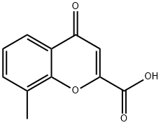 8-METHYL-4-OXO-4H-CHROMENE-2-CARBOXYLIC ACID Struktur