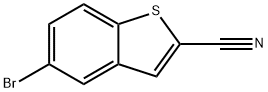 5-BROMOBENZO[B]THIOPHENE-2-CARBONITRILE Struktur