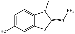 2(3H)-Benzothiazolone,6-hydroxy-3-methyl-,hydrazone(9CI) Struktur