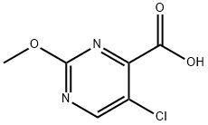 5-CHLORO-2-METHOXYPYRIMIDINE-4-CARBOXYLIC ACID Struktur