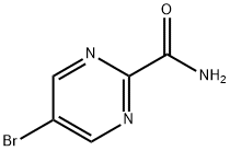 5-broMo-pyriMidine-2-carboxylic acid aMide Struktur