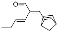 2-(bicyclo[2.2.1]hept-5-en-2-ylmethylene)hexenal  Struktur