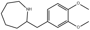 2-[(3,4-DIMETHOXYPHENYL)METHYL]HEXAHYDRO-1H-AZEPINE, Struktur