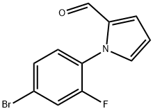 1-(4-BROMO-2-FLUOROPHENYL)-1H-PYRROLE-2-CARBOXALDEHYDE Struktur