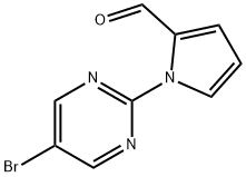 1-(5-BROMO-2-PYRIMIDINYL)-1H-PYRROLE-2-CARBALDEHYDE Struktur