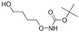 Carbamic acid, (4-hydroxybutoxy)-, 1,1-dimethylethyl ester (9CI) Struktur