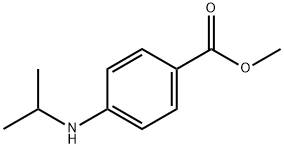 Benzoic acid, 4-[(1-methylethyl)amino]-, methyl ester (9CI) Struktur