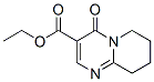 6,7,8,9-Tetrahydro-4-oxo-4H-pyrido[1,2-a]pyrimidine-3-carboxylic acid ethyl ester Struktur