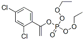 2,4-dichloro-1-(1-diethoxyphosphoryloxyethenyl)benzene Struktur