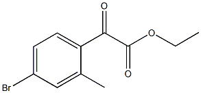 ETHYL 4-BROMO-2-METHYLBENZOYLFORMATE Struktur