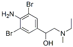 1-(4-amino-3,5-dibromo-phenyl)-2-(ethyl-methyl-amino)ethanol Struktur