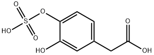 2-(3-hydroxy-4-sulfooxy-phenyl)acetic acid Struktur