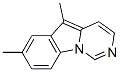 5,7-Dimethylpyrimido[1,6-a]indole Struktur