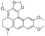 6,7-Dihydro-4,10,11-trimethoxy-7-methyl-5H-benzo[g]-1,3-benzodioxolo[6,5,4-de]quinoline Struktur