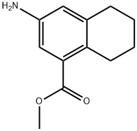 1-Naphthalenecarboxylicacid,3-amino-5,6,7,8-tetrahydro-,methylester(9CI) Struktur