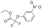 Difluoro-(3-nitro-phenoxy)-acetic acid ethyl ester Struktur