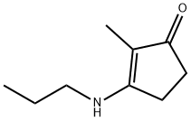 2-Cyclopenten-1-one, 2-methyl-3-(propylamino)- (9CI) Struktur