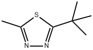 1,3,4-Thiadiazole,  2-(1,1-dimethylethyl)-5-methyl- Struktur