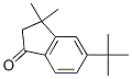 2,3-Dihydro-3,3-dimethyl-5-(1,1-dimethylethyl)-1H-inden-1-one Struktur