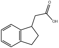 1H-INDENE-1-ACETIC ACID, 2,3-DIHYDRO- Structure