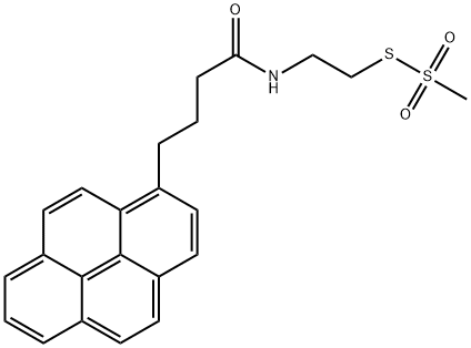 2-[3-(1-Pyrenyl)propylcarboxamido]ethyl Methanethiosulfonate Struktur