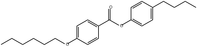 4-(Hexyloxy)benzoic acid 4-butylphenyl ester Struktur