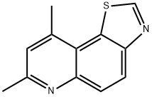 Thiazolo[5,4-f]quinoline, 7,9-dimethyl- (9CI) Struktur