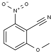 2-methoxy-6-nitrobenzonitrile Struktur