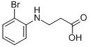 3-[(2-bromophenyl)amino]propanoic acid Struktur