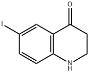 2,3-DIHYDRO-6-IODOQUINOLIN-4(1H)-ONE Struktur