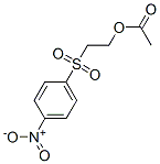 2-Acetoxyethyl p-nitrophenyl sulfone Struktur