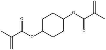 1,4-CYCLOHEXANEDIOL DIMETHACRYLATE Structure