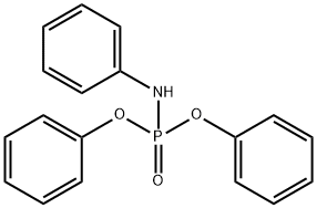 Diphenyl anilinophosphonate Struktur