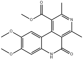 methyl 8,9-dimethoxy-2,4-dimethyl-5-oxo-5,6-dihydrobenzo[c][2,7]naphthyridine-1-carboxylate Struktur