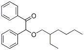 2-[(2-Ethylhexyl)oxy]-1,2-diphenylethanone Struktur