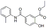 ethyl 2-hydroxy-5-[(2-methylphenyl)carbamoyl]benzoate Struktur