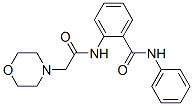 2-[(2-morpholin-4-ylacetyl)amino]-N-phenyl-benzamide Struktur