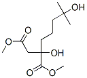 2-Hydroxy-2-(4-hydroxy-4-methylpentyl)succinic acid dimethyl ester Struktur