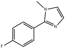 2-(4-FLUORO-PHENYL)-1-METHYL-1H-IMIDAZOLE Struktur