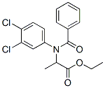 ethyl 2-[benzoyl-(3,4-dichlorophenyl)amino]propanoate Struktur